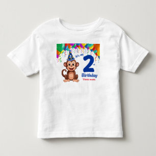Pour Les Tous Petits T-shirt personnalisable 2e anniversaire, fête des