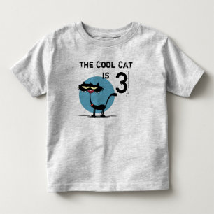 Pour Les Tous Petits T-shirt personnalisable d'anniversaire de chat