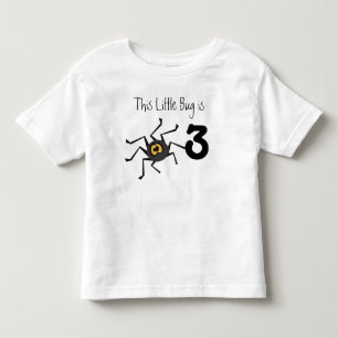 Pour Les Tous Petits T-shirt personnalisable d'anniversaire d'insecte