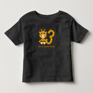 Pour Les Tous Petits T-shirt personnalisable du numéro 3