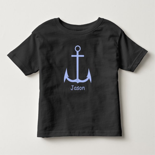 Pour Les Tous Petits T-shirt personnalisé Ancre bleue (Devant)