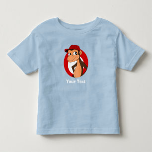 Pour Les Tous Petits T-shirt personnalisé avec dessin animé de singe
