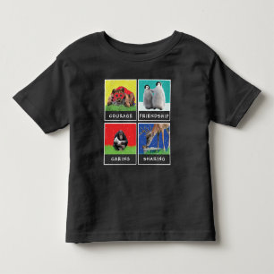Pour Les Tous Petits T-shirt personnalisé avec Manchots, Lion, Cerf, Si