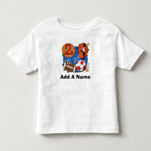 Pour Les Tous Petits T-shirt personnalisé d'anniversaire de sports