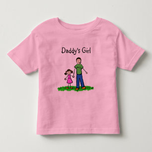 Pour Les Tous Petits T-shirt personnalisé de la petite fille de papa