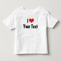 T-shirt personnalisé Je t'aime