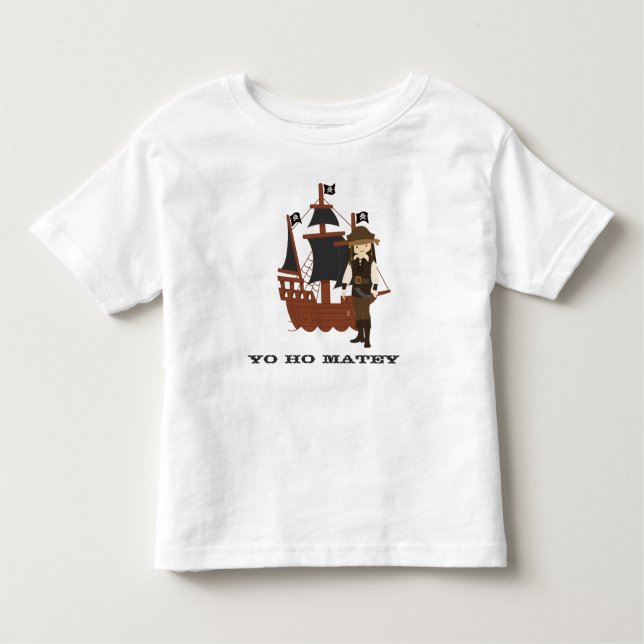 Pour Les Tous Petits T-shirt personnalisé Little Pirate (Devant)