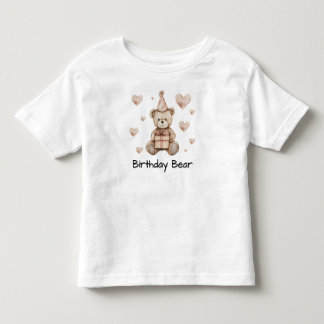 Pour Les Tous Petits T-shirt personnalisé Ourson d'anniversaire bébé