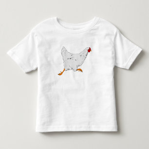 POUR LES TOUS PETITS T-SHIRT PESONALISÉ PAR LE POULET ET L'OEUF DE RET