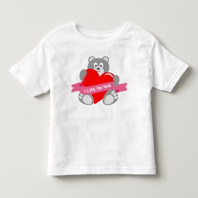 Pour Les Tous Petits T-shirt petit ours mignon (Devant)