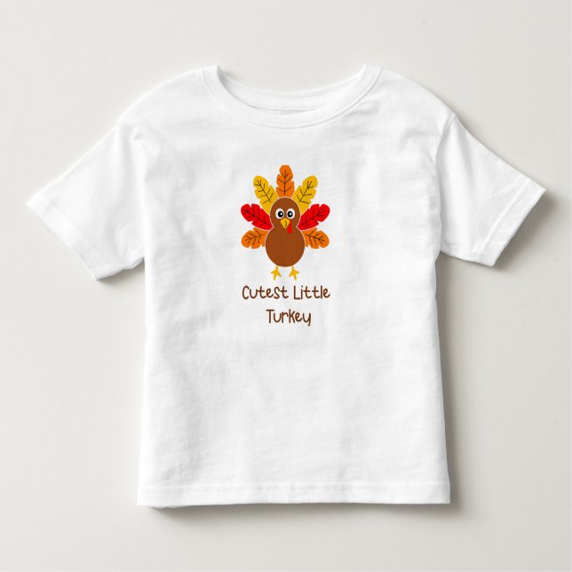 Pour Les Tous Petits T-shirt PEU TURKEY Toddler Fine Jersey (Devant)