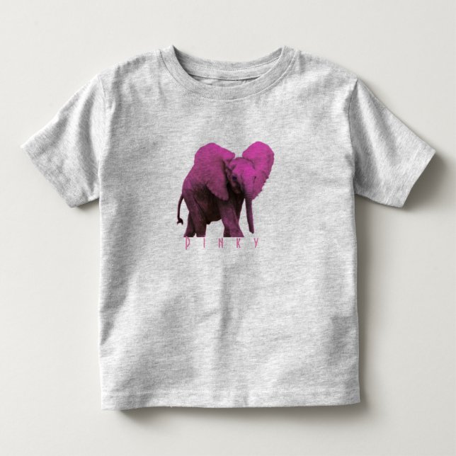 Pour Les Tous Petits T-shirt Pinky Elephant (Devant)