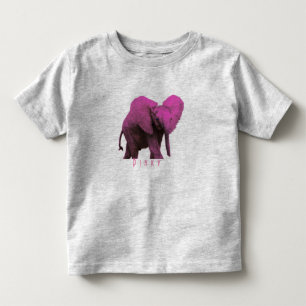 Pour Les Tous Petits T-shirt Pinky Elephant