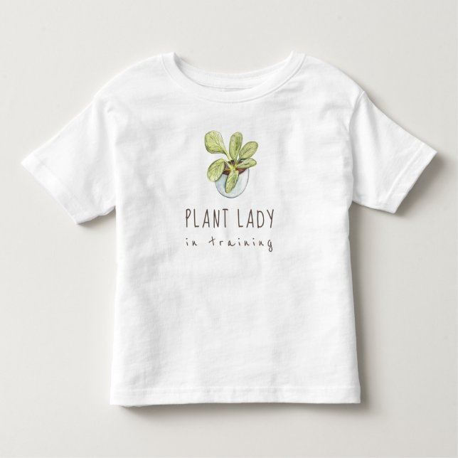 Pour Les Tous Petits T-shirt plante Lady in Training (Devant)