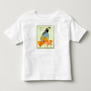 Pour Les Tous Petits T-Shirt Poppy de Californie et Caille Forever
