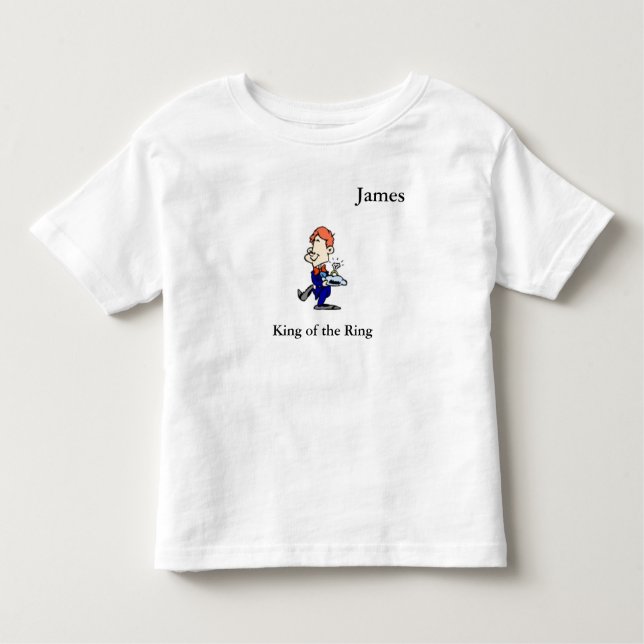 Pour Les Tous Petits T-shirt Porteur à sonnerie personnalisé (Devant)