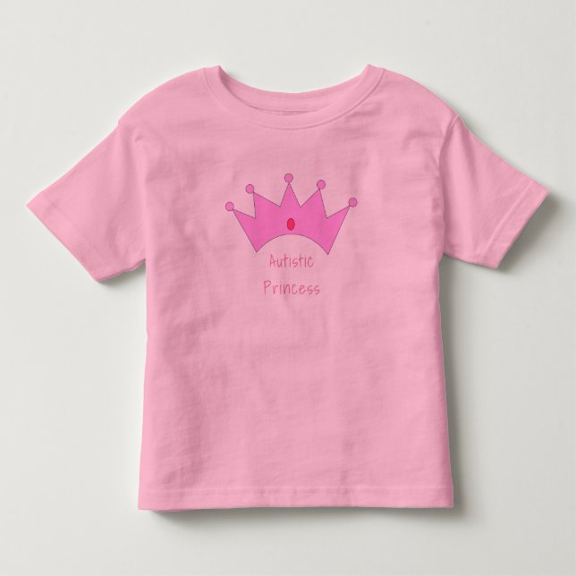 Pour Les Tous Petits T-shirt princesse autiste (Devant)