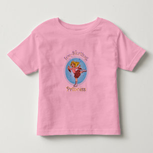 Pour Les Tous Petits T-shirt Princesse de patinage sur glace