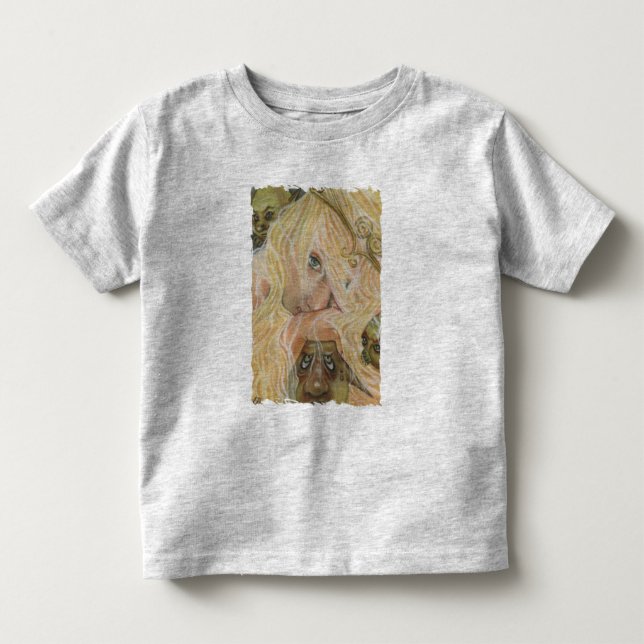 Pour Les Tous Petits T-shirt princesse et gobelins (Devant)