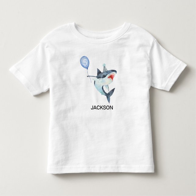 Pour Les Tous Petits T-shirt Requin - Numéro modifiable - T-shirt d'ann (Devant)