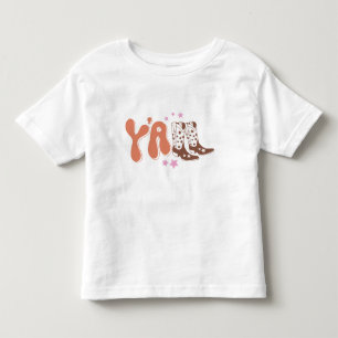 Pour Les Tous Petits T-shirt rétro "Y'all" avec design de démarrage