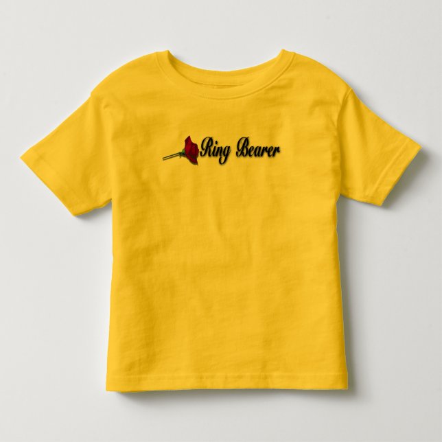 Pour Les Tous Petits T-shirt Ring Bearer (Devant)