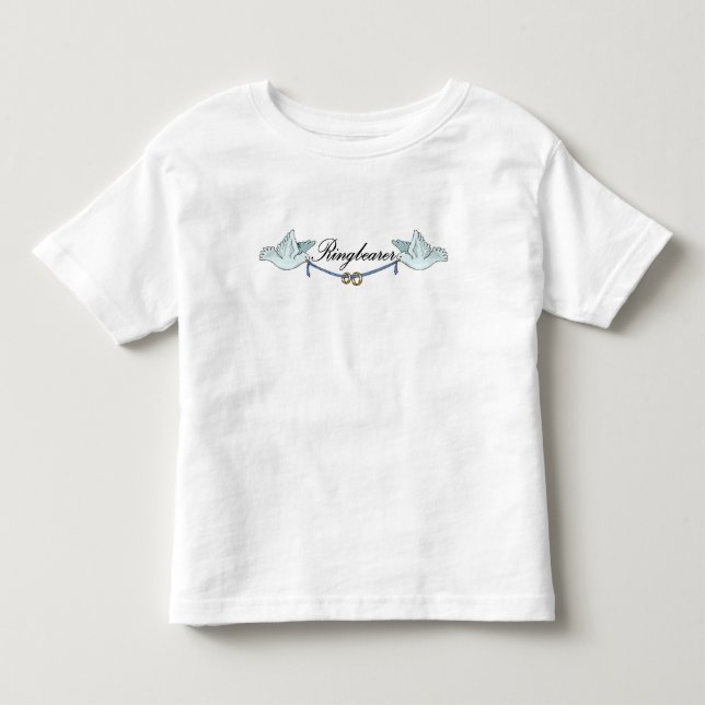 Pour Les Tous Petits T-shirt Ring Bearer (Devant)