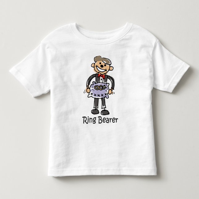 Pour Les Tous Petits T-shirt Ring Bearer (Devant)
