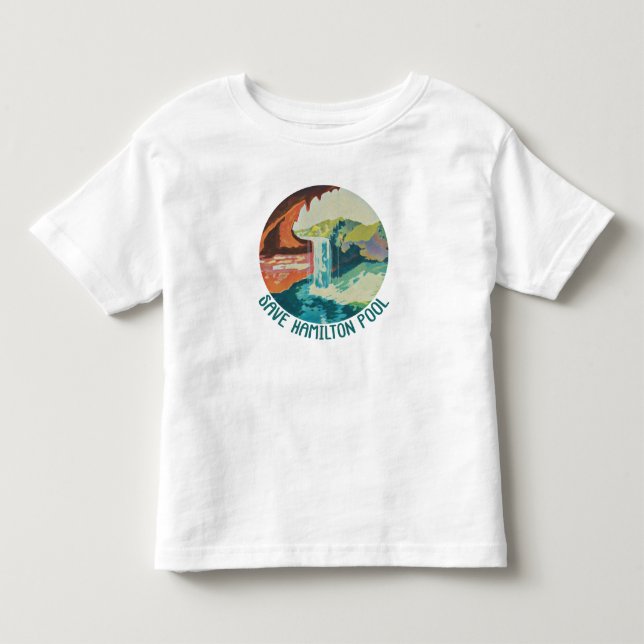 Pour Les Tous Petits T-shirt Save Hamilton Pool - Enfants (Devant)