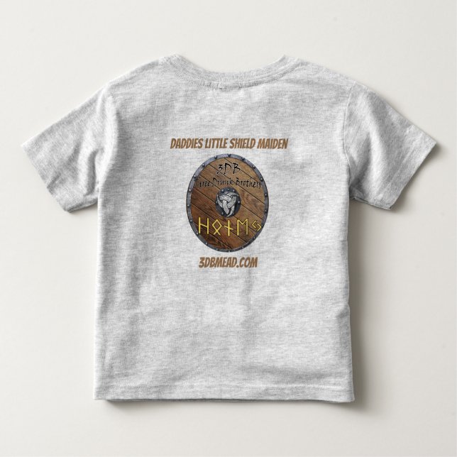 Pour Les Tous Petits T-shirt Shield Maiden Toddler (Dos)