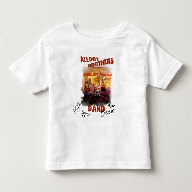 Pour Les Tous Petits T-shirt Signed Allbot Brothers Band (Devant)
