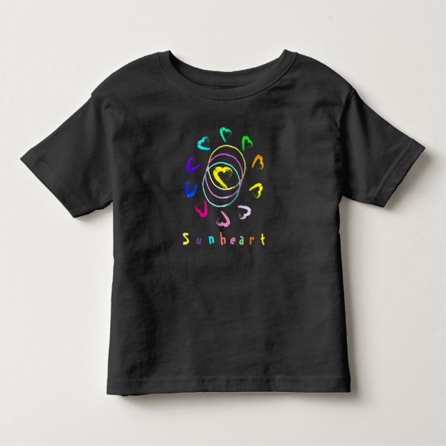 Pour Les Tous Petits T-shirt Sunrise Sunheart Toddler (Devant)
