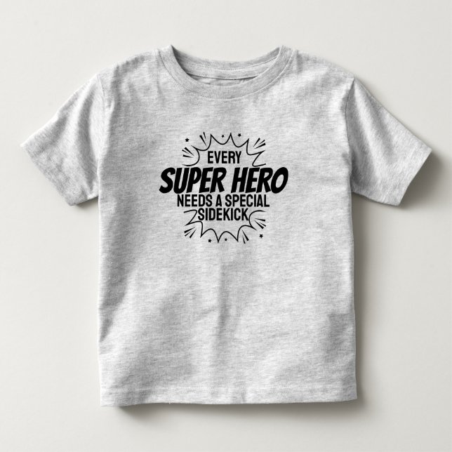 Pour Les Tous Petits T-shirt super héros (Devant)