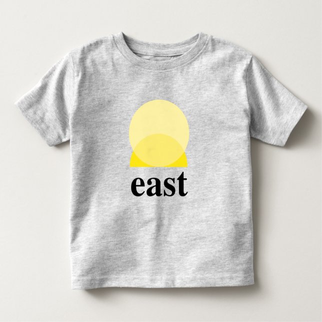 Pour Les Tous Petits T-shirt Toddler en gris ciel (Devant)
