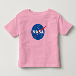 Pour Les Tous Petits T-shirt Toddler Iconique de la NASA (rose céleste)