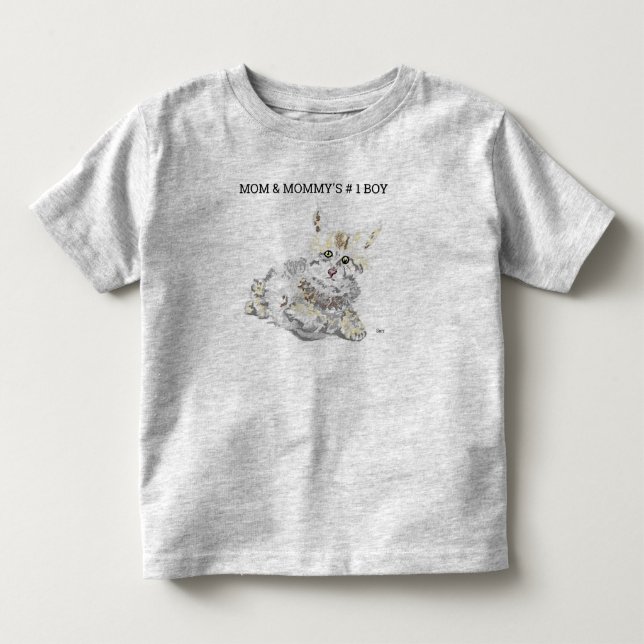Pour Les Tous Petits T-Shirt TODDLER MAM & MOMMY'S GARY (Devant)