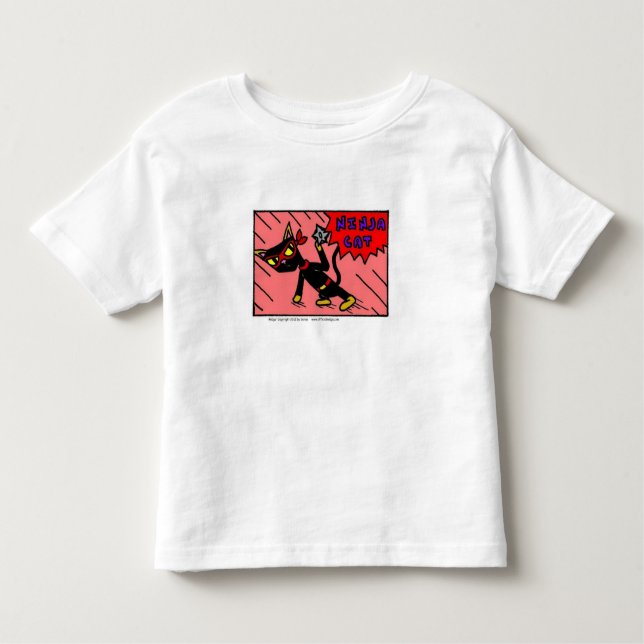 Pour Les Tous Petits T-shirt Toddler Mel NINJA (Devant)