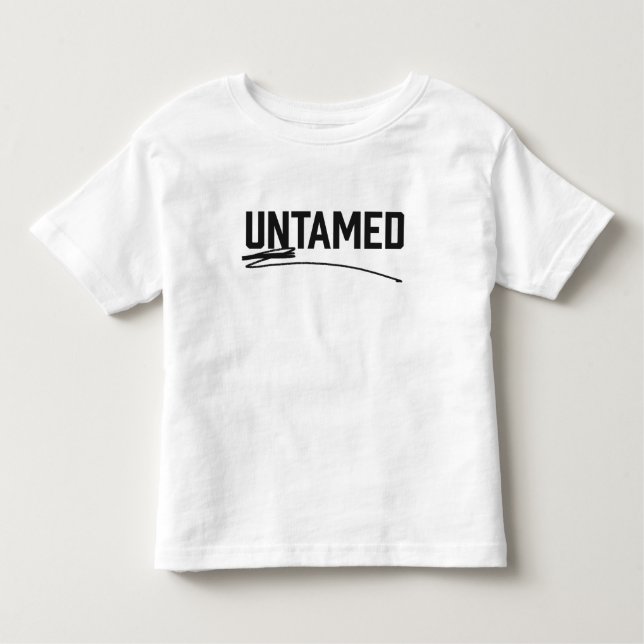 Pour Les Tous Petits T-shirt Toddler non dompté (Devant)