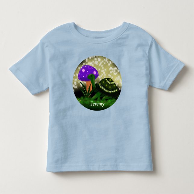 Pour Les Tous Petits T-shirt tortue mousseuse (Devant)