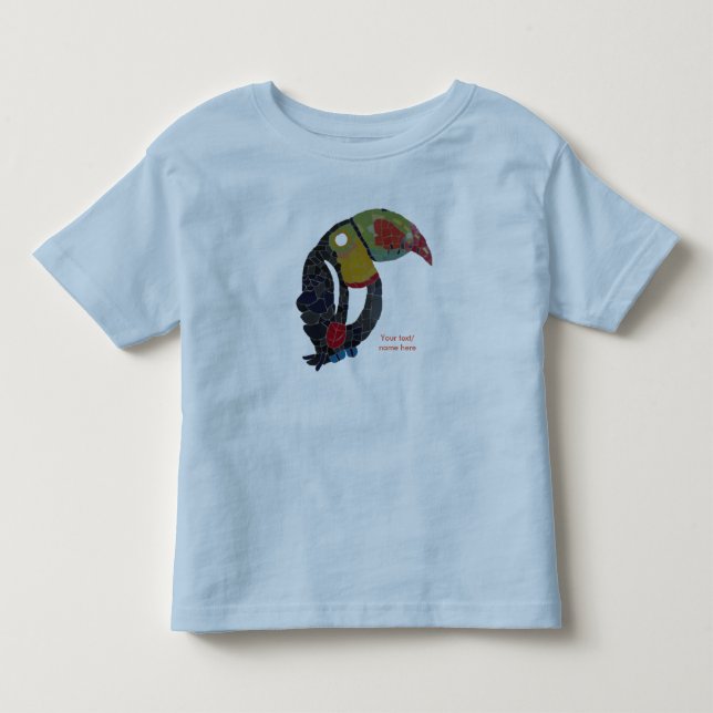 Pour Les Tous Petits T-shirt Toucan Mosaic personnalisable (Devant)
