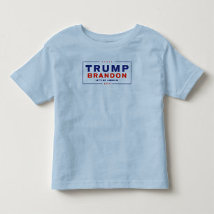 Pour Les Tous Petits T-shirt Trump Brandon 2024™ Election Blue Toddle