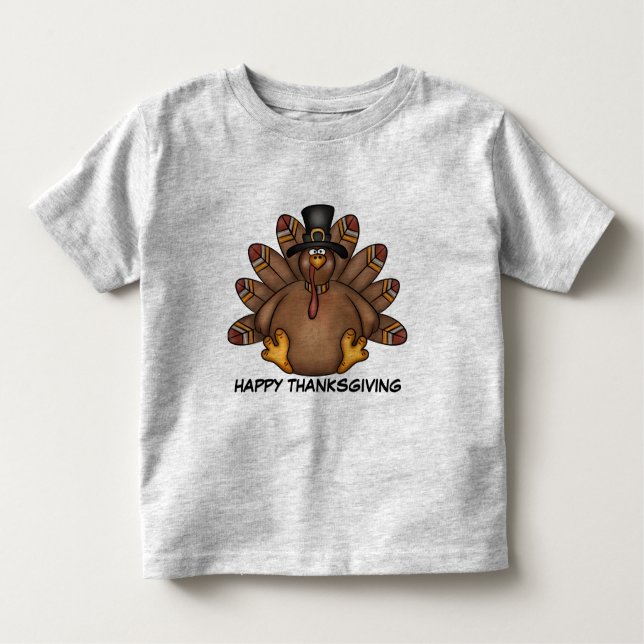 Pour Les Tous Petits T-shirt Turquie Thanksgiving (Devant)