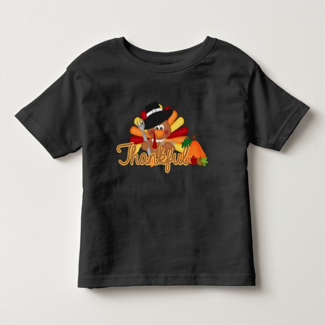 Pour Les Tous Petits T-shirt unisex de dinde Thanksgiving (Devant)