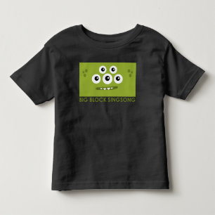 Pour Les Tous Petits T-shirt vert d'enfant en bas âge de Dah de pièce