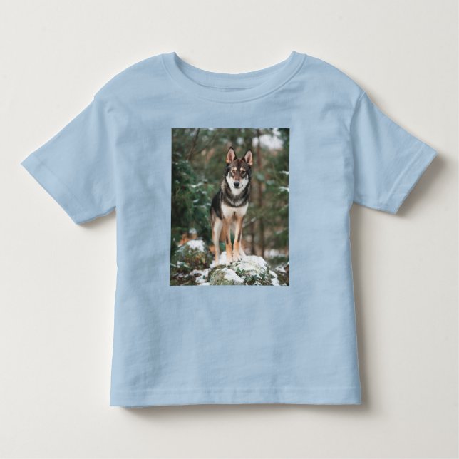 Pour Les Tous Petits T-shirt Wolfdog Toddler (Devant)
