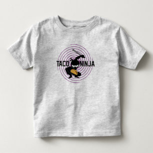 Pour Les Tous Petits Taco Ninja Design - T-shirt Jersey fin Toddler