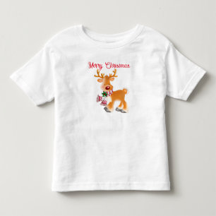 Pour Les Tous Petits Toddler T-Shirt vacances Rudolph