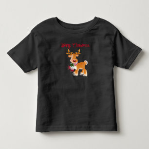 Pour Les Tous Petits Toddler T-Shirt vacances Rudolph