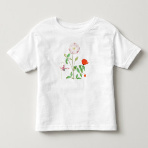POUR LES TOUS PETITS TOUCHEURS T-SHIRT POPPY NOM PERSONNALISÉ