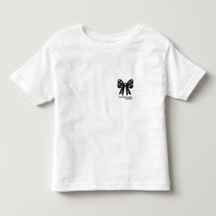 Pour Les Tous Petits Tout Enveloppé Dans Le Style – T-Shirt À Noeud Pap